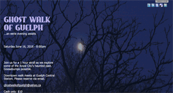 Desktop Screenshot of ghostwalkofguelph.com